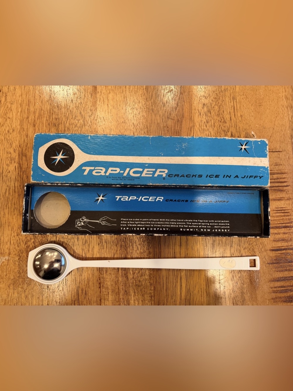 Tap-Icer Ice Cracker Tool with Original Box